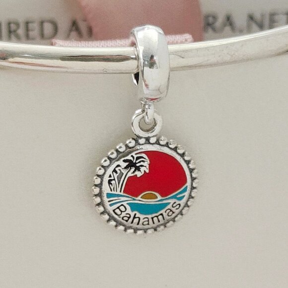 Pandora Jewelry - Pandora Bahamas Beach Travel Exclusive Dangle Charm with box
